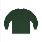 Back of the Forest Green Paddle Portage Long Sleeve Tee