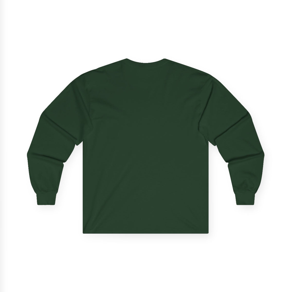 Back of the Forest Green Paddle Portage Long Sleeve Tee