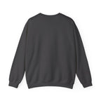Back of the Dark Heather North Woods Moose Crewneck