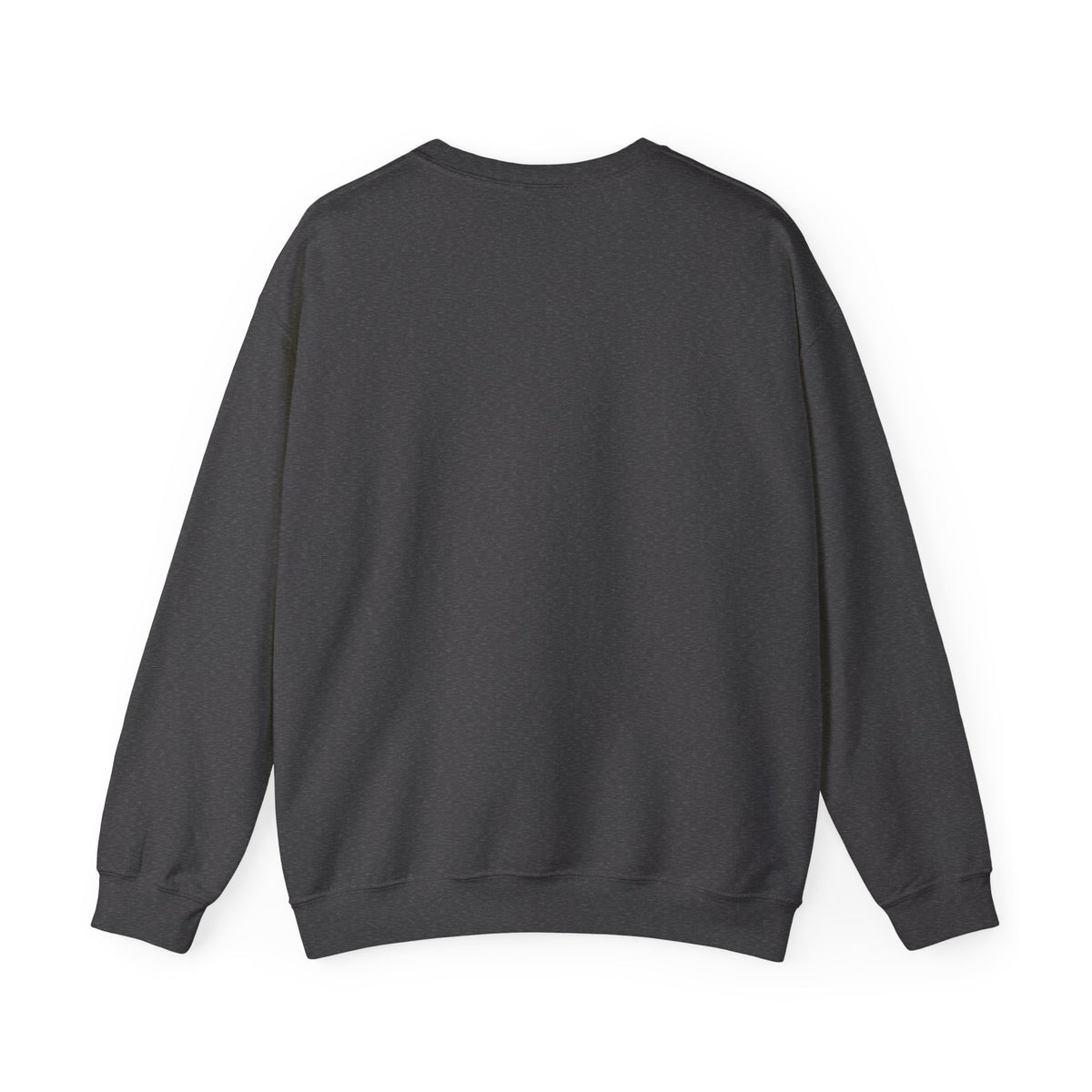 Back of the Dark Heather North Woods Moose Crewneck