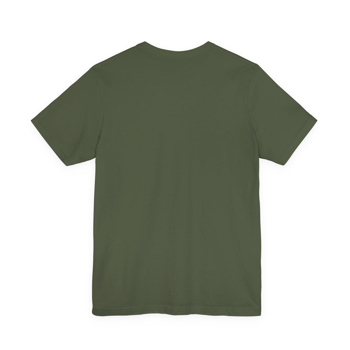 Back of the Military Green Cold Camp, Good Coffee Tee
